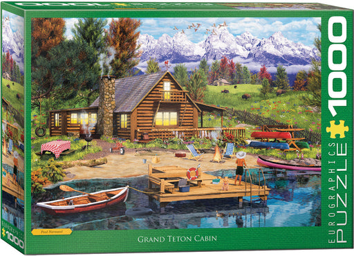 Puzzle: Artist Series - Grand Teton Cabin - for just $19.99! 