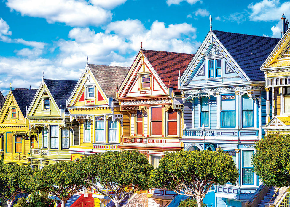 Puzzle: HDR Photography - San Francisco Row Houses - for just $19.99! 