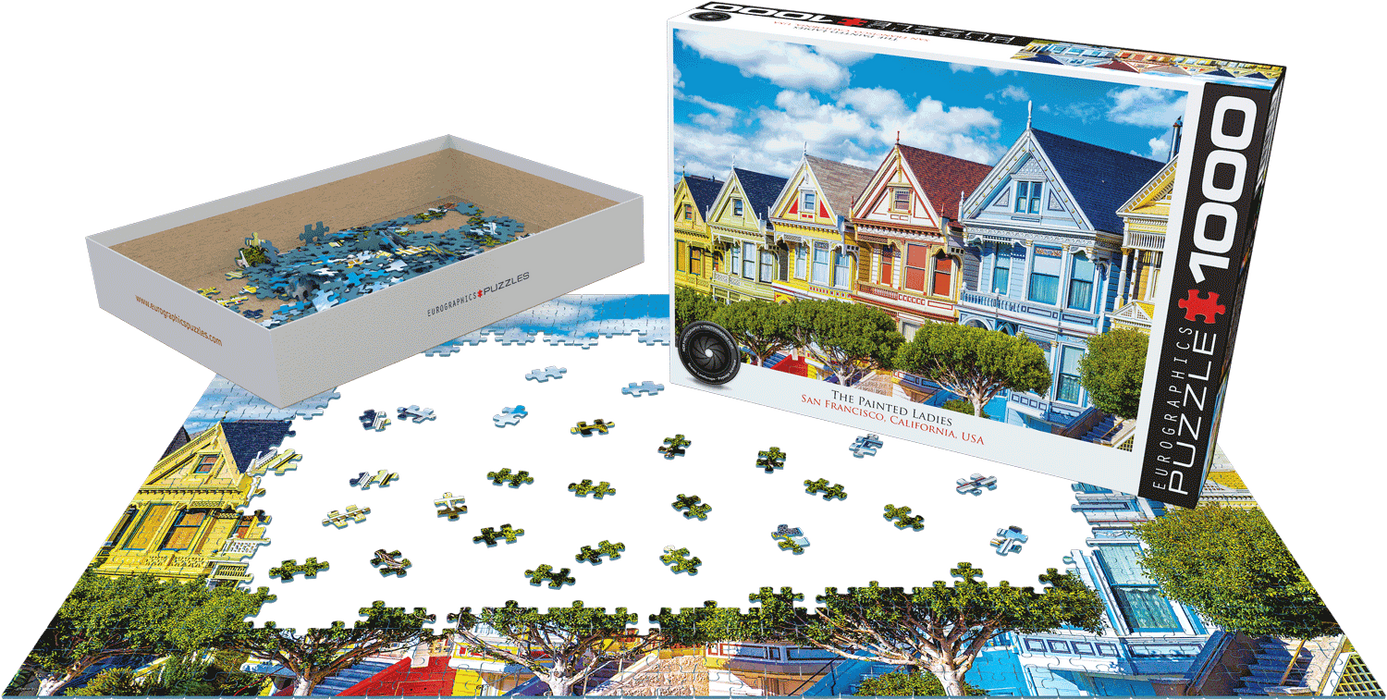 Puzzle: HDR Photography - San Francisco Row Houses - for just $19.99! 