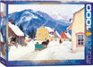 Puzzle: Fine Art Masterpieces - Laurentian Village by Clarence Gagnon - for just $19.99! 