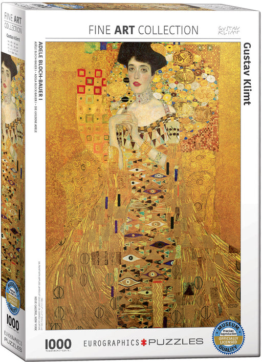 Puzzle: Fine Art Masterpieces - Adele Bloch-Bauer I by Gustav Klimt - for just $19.99! 