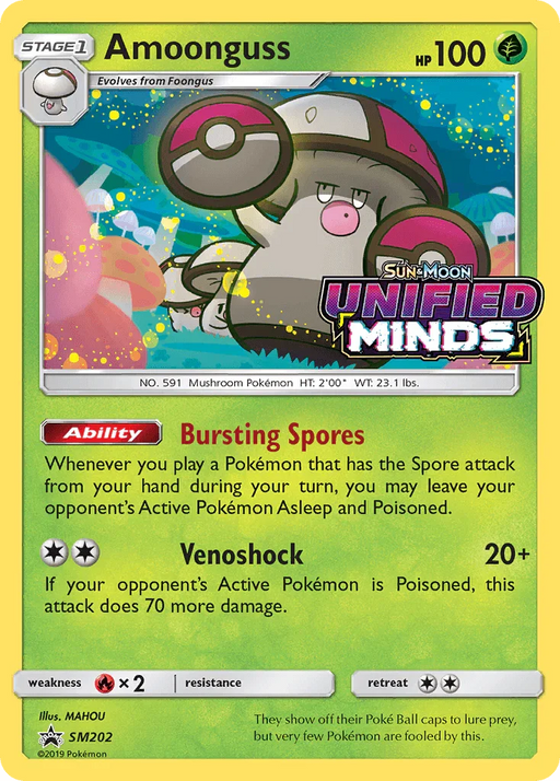 Amoonguss (SM202) [Sun & Moon: Black Star Promos] - for just $1.95! 