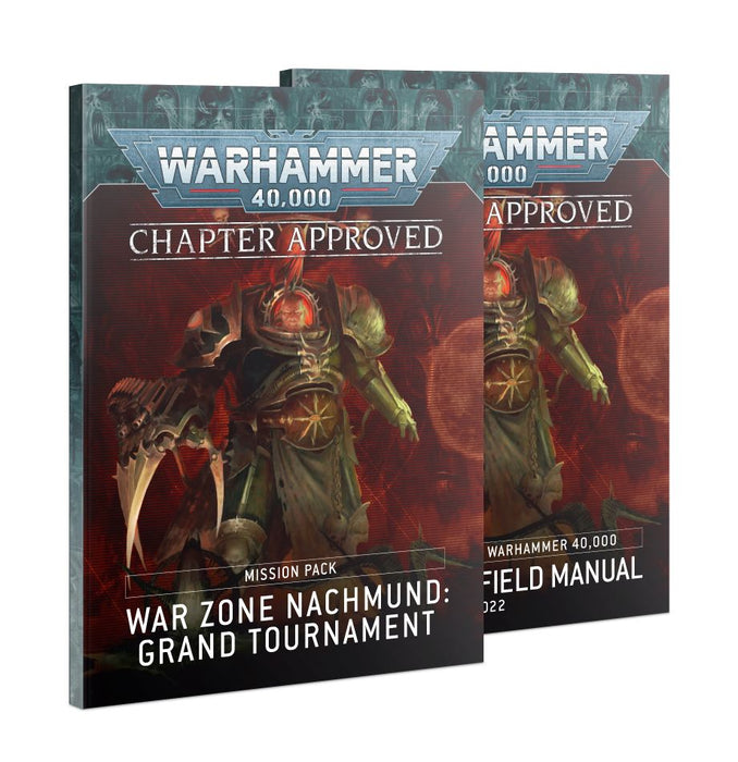 Warhammer 40K: Chapter Approved - War Zone Nachmund Grand Tournament Mission Pack and Munitorum Field Manual 2022 - for just $45! 