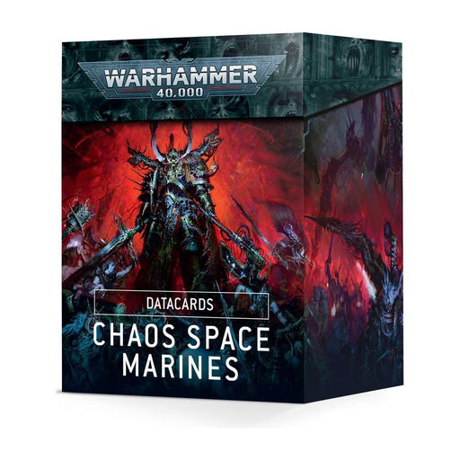 Warhammer 40K: Chaos Space Marines - Datacards - Just $18.43! Shop now at Retro Gaming of Denver