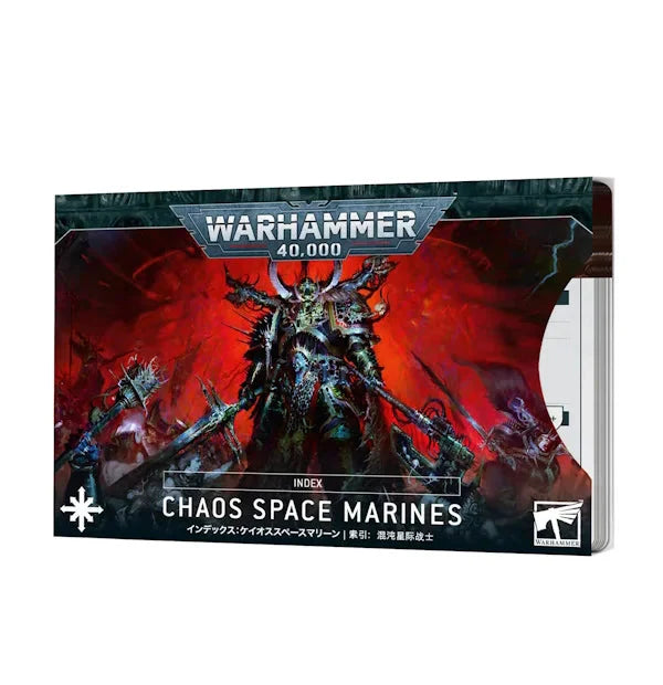 Warhammer 40K: Chaos Space Marines - Index Cards - for just $25! 