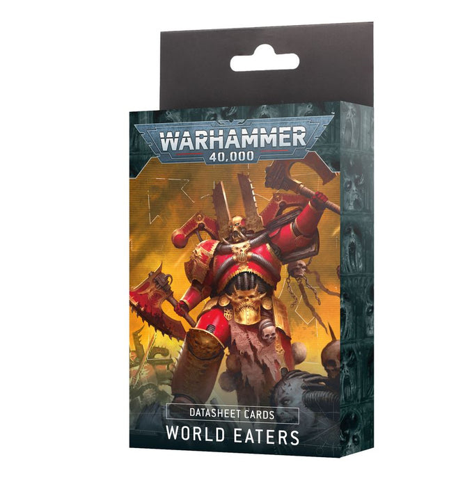 Warhammer 40K: World Eaters - Datasheet Cards - for just $35! 