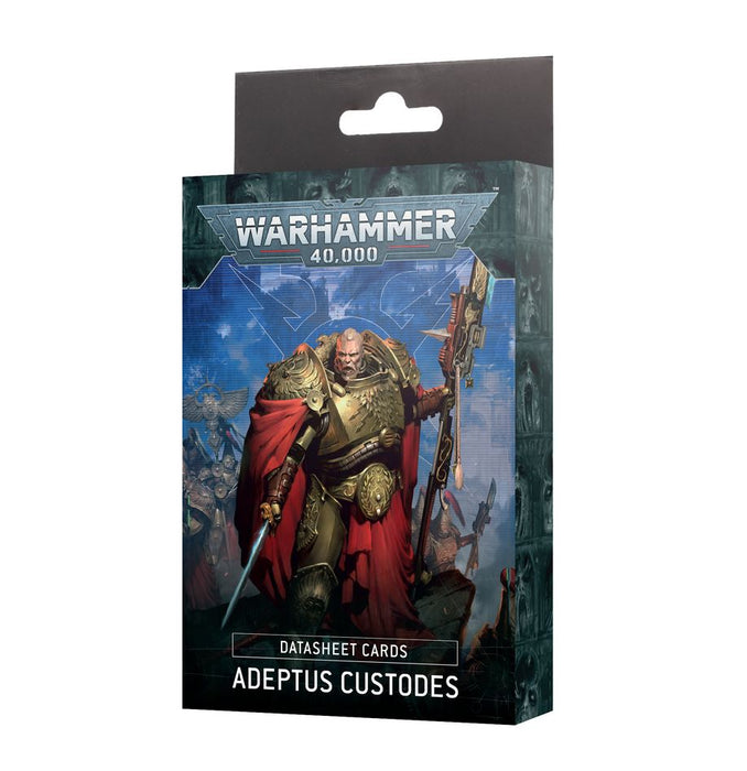 Warhammer 40K: Adeptus Custodes - Datasheet Cards - for just $35! 