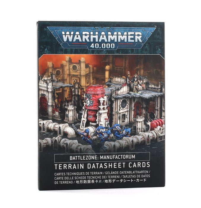 Warhammer 40K: Battlezone - Manufactorum Munitorum Datasheet Cards - for just $29! 