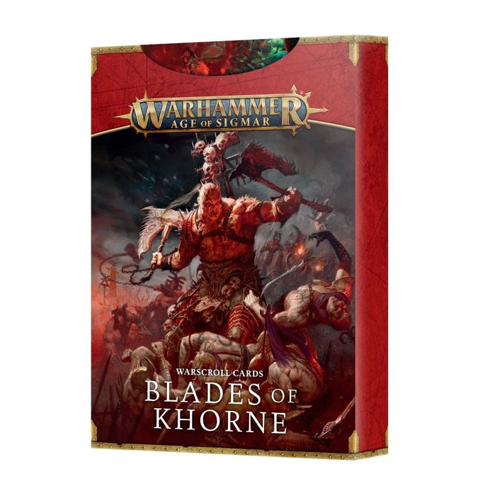 Warhammer: Blades of Khorne - Warscroll Cards (2023) - for just $35! 