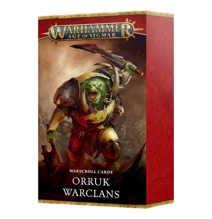 Warhammer: Orruk Warclans - Warscroll Cards - for just $35! 