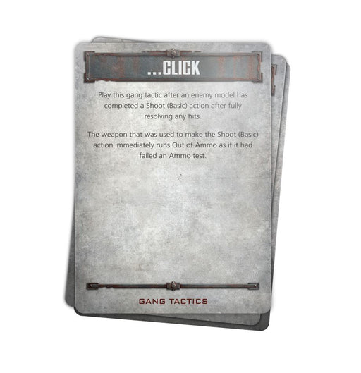 Necromunda - Core Gang Tactics Cards - for just $17! 