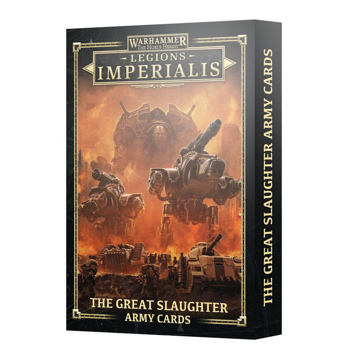 Warhammer Legions Imperialis: The Great Slaughter Army Cards - for just $20.50! 