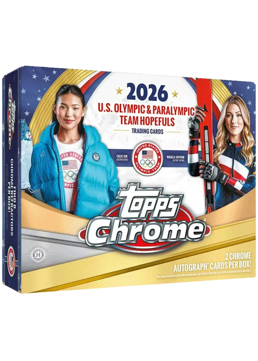 2026 Topps Chrome U.S. Olympics - Hobby Box - for just $125! 
