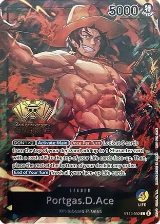 Portgas.D.Ace (2nd Anniversary Tournament) (ST13-002) - One Piece Promotion Cards Foil - for just $16.98! 