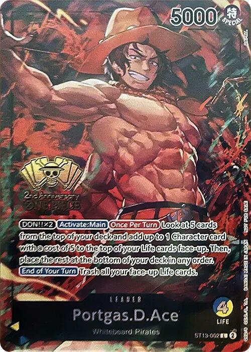 Portgas.D.Ace (2nd Anniversary Tournament) [One Piece Promotion Cards] - for just $20.90! 
