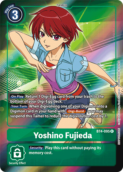 Yoshino Fujieda [BT4-095] (Buy-A-Box Promo) [Great Legend Promos] - Just $0.10! Shop now at Retro Gaming of Denver