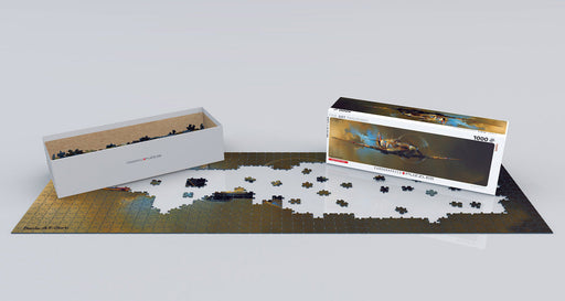 Puzzle: Panoramic Puzzles - Spitfire by Barrie AF Clark - for just $19.99! 