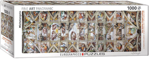 Puzzle: Panoramic Puzzles - The Sistine Chapel Ceiling by Michelangelo - for just $19.99! 