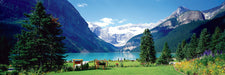 Puzzle: Panoramic Puzzles - Lake Louise Canadian Rockies - for just $19.99! 