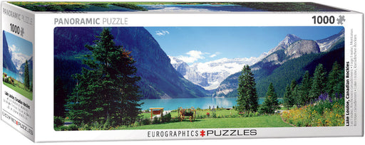 Puzzle: Panoramic Puzzles - Lake Louise Canadian Rockies - for just $19.99! 