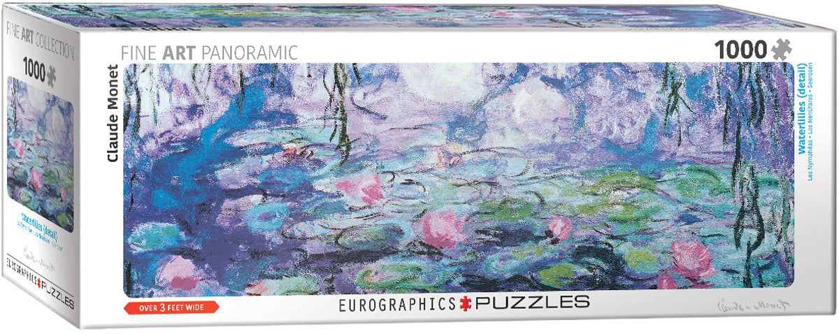 Puzzle: Panoramic Puzzles - Waterlilies - for just $19.99! 