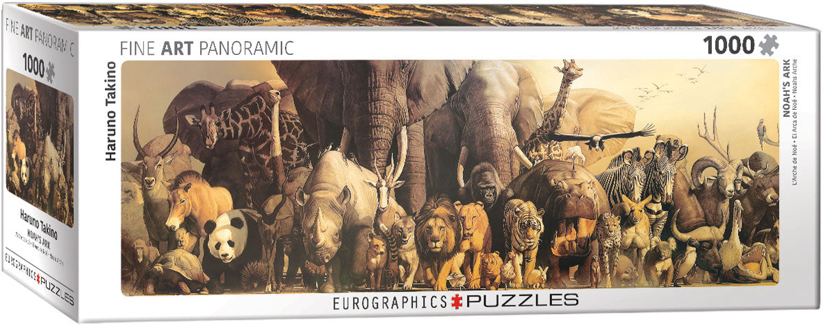 Puzzle: Panoramic Puzzles - Noah's Ark by Haruo Takino - for just $19.99! 