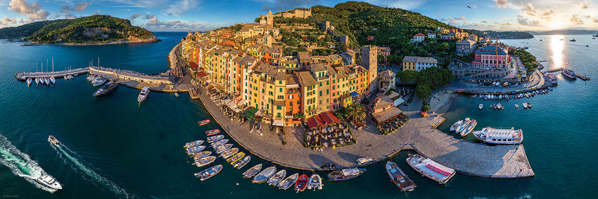 Puzzle: Panoramic Puzzles - Porto Venere, Italy - for just $19.99! 