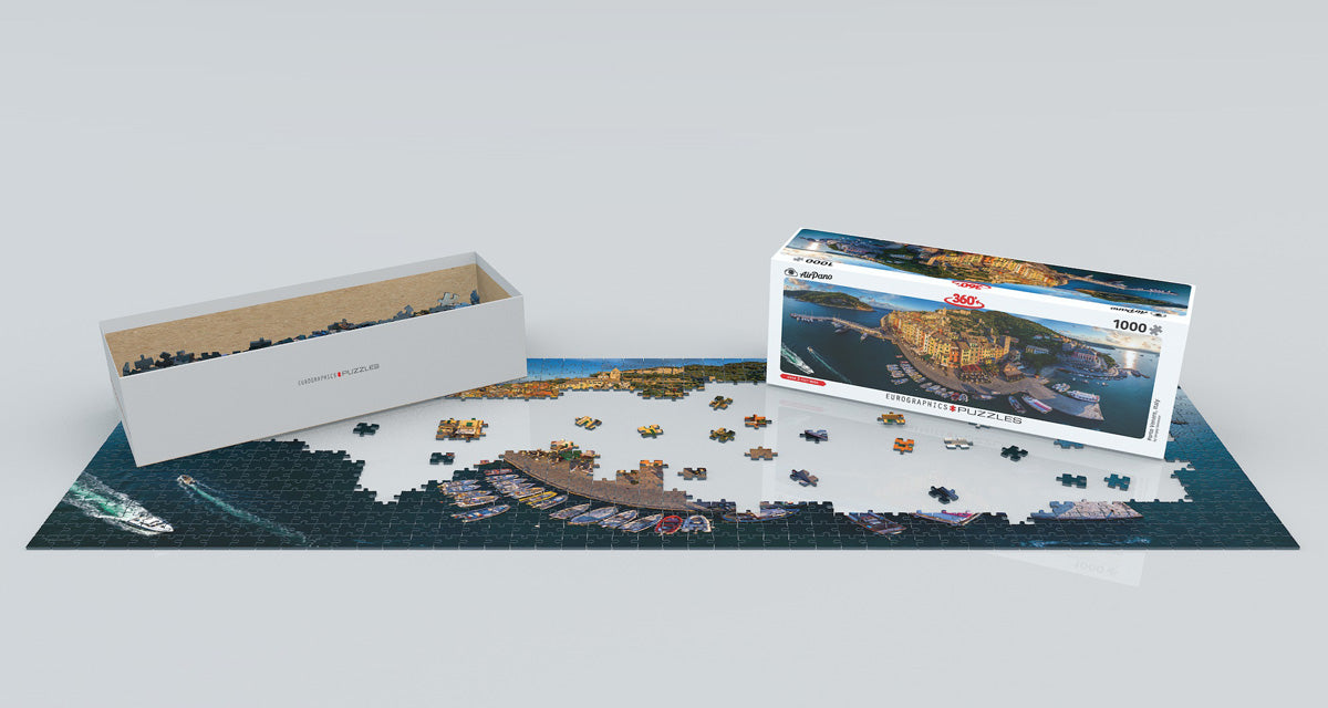 Puzzle: Panoramic Puzzles - Porto Venere, Italy - for just $19.99! 