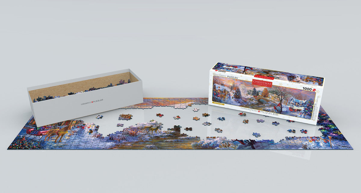 Puzzle: Panoramic Puzzles - To Grandma’s House We Go - for just $19.99! 