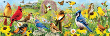 Puzzle: Panoramic Puzzles - Garden Birds Panoramic by Greg Giordano - for just $19.99! 