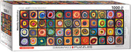 Puzzle: Fine Art Panoramic - Color Study of Squares (Expanded from original) by Wassily Kandinsky - for just $19.99! 