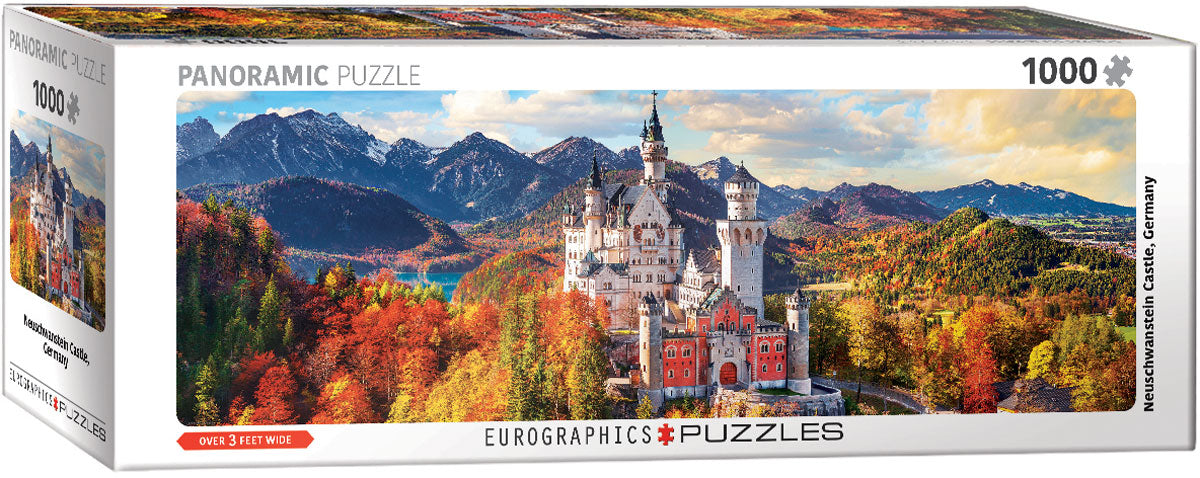 Puzzle: Photography Panoramic - Neuschwanstein Castle in Autumn - for just $19.99! 