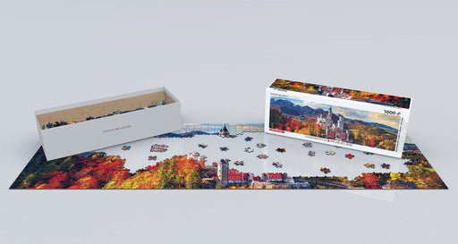Puzzle: Photography Panoramic - Neuschwanstein Castle in Autumn - for just $19.99! 