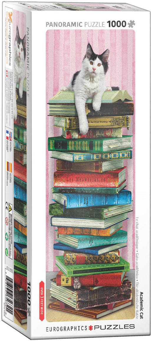 Puzzle: Panoramic Puzzles - Academic Cat - for just $19.99! 