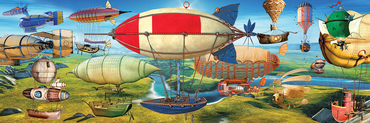 Puzzle: Panoramic Puzzles - The Great Race - for just $19.99! 