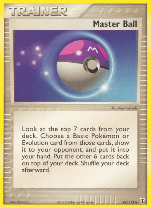 Master Ball (99/113) [EX: Delta Species] - for just $0.20! 