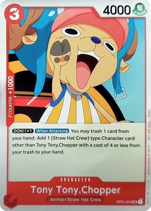 Tony Tony.Chopper [One Piece Demo Deck Cards] - for just $0.20! 