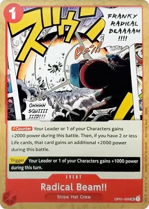 Radical Beam!! [One Piece Demo Deck Cards] - for just $0.80! 