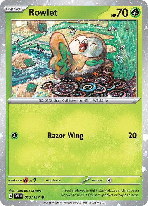 Rowlet (013/197) (Cosmos Holo) [Miscellaneous Cards] - for just $17.60! 