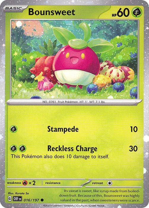 Bounsweet (016/197) (Cosmos Holo) [Miscellaneous Cards] - for just $0.20! 