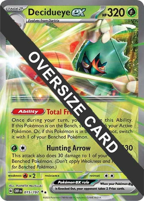 Decidueye ex (015/197) (Jumbo Card) [Miscellaneous Cards] - for just $12! 