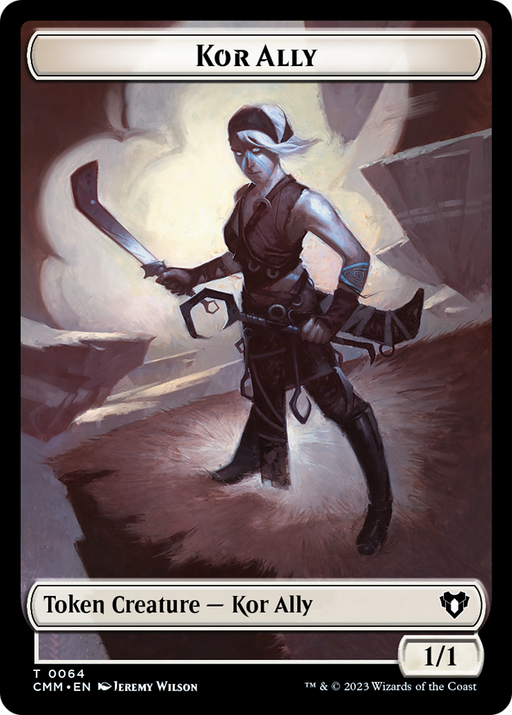 Wall // Kor Ally Double-Sided Token [Commander Masters Tokens] - Just $0.10! Shop now at Retro Gaming of Denver