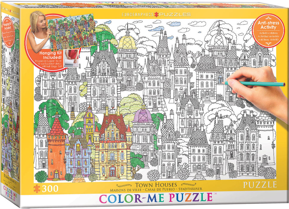 Puzzle: Color-Me Collection - Town Houses - for just $16.99! 
