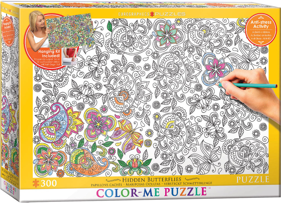 Puzzle: Color-Me Collection - Hidden Butterflies - for just $16.99! 