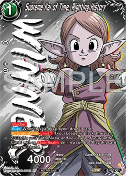 Supreme Kai of Time, Righting History (Winner) (P-652) [Tournament Promotion Cards] - for just $0.90! 