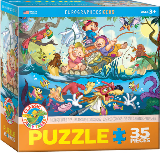 Puzzle: Classic Fairy Tales - The Three Little Pigs - for just $9.99! 