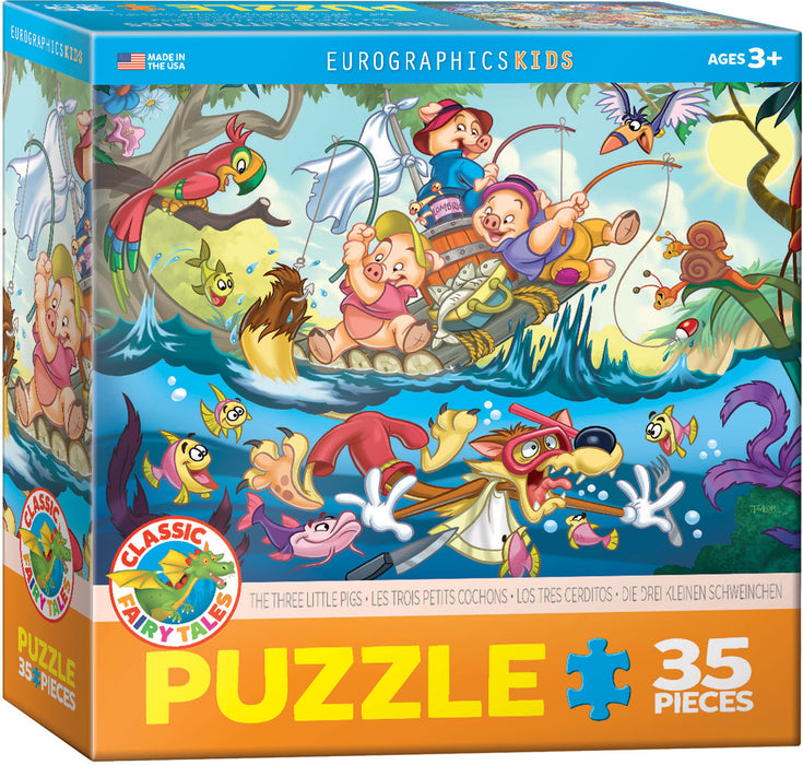 Puzzle: Classic Fairy Tales - The Three Little Pigs - for just $9.99! 