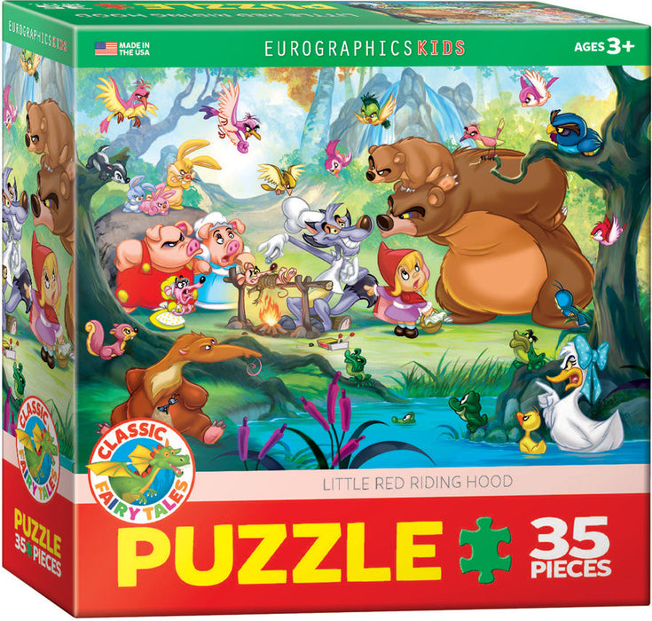 Puzzle: Classic Fairy Tales - Little Red Riding Hood - for just $9.99! 