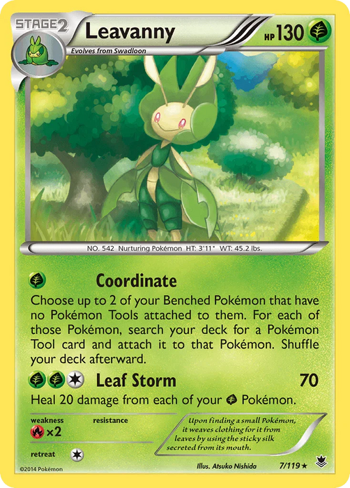 Leavanny (7/119) [XY: Phantom Forces] - for just $0.20! 