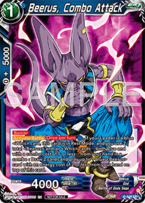 Beerus, Combo Attack (P-644) [Tournament Promotion Cards] - for just $0.10! 